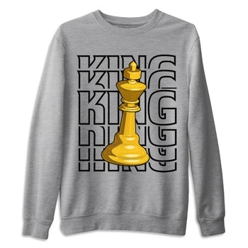 Jordan 4 Lightning Sneaker Match Tees King Sneaker Tees Jordan 4 Lightning Sneaker Release Tees Unisex Shirts