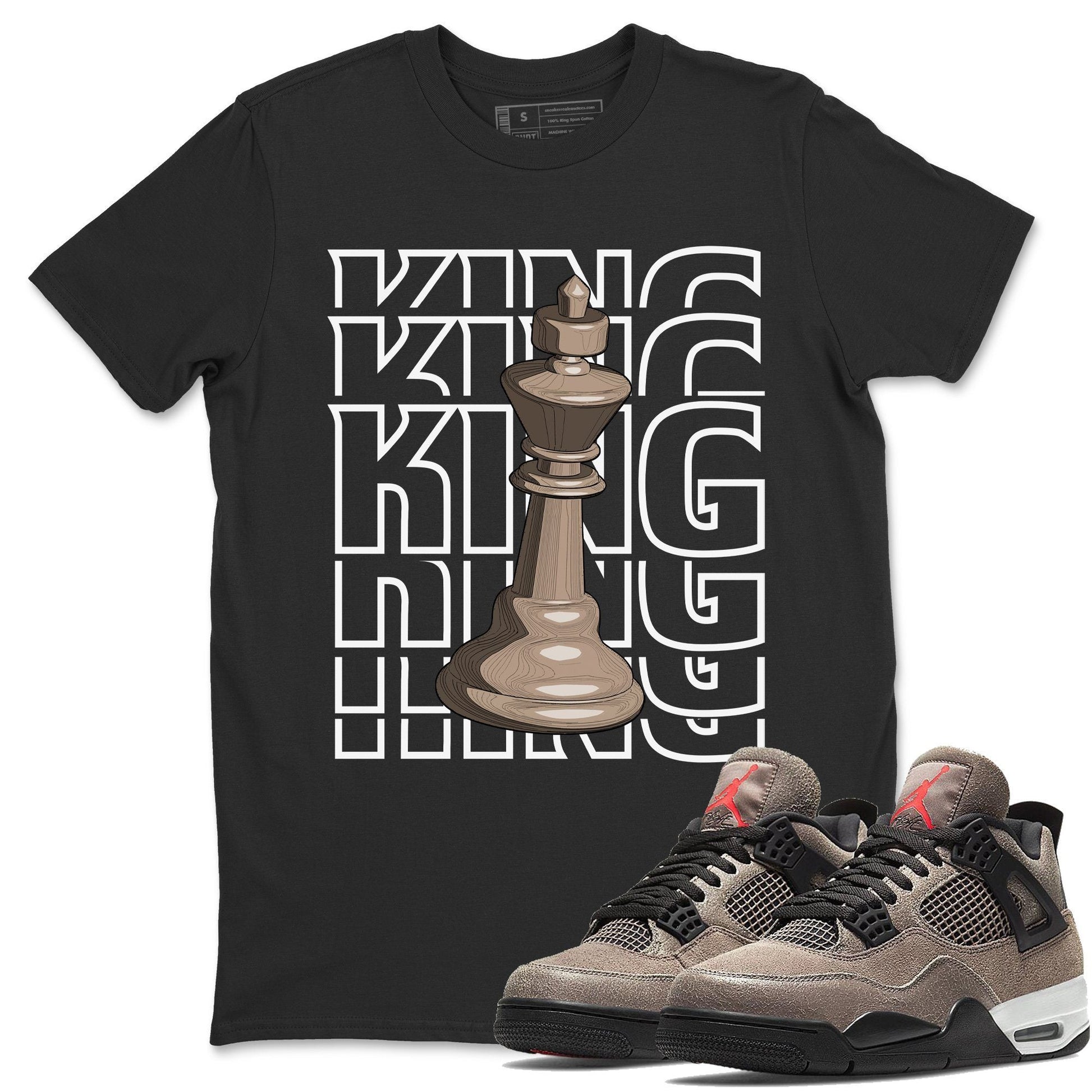 Jordan 4 Taupe Haze Sneaker Match Tees King Sneaker Tees Jordan 4 Taupe Haze Sneaker Release Tees Unisex Shirts