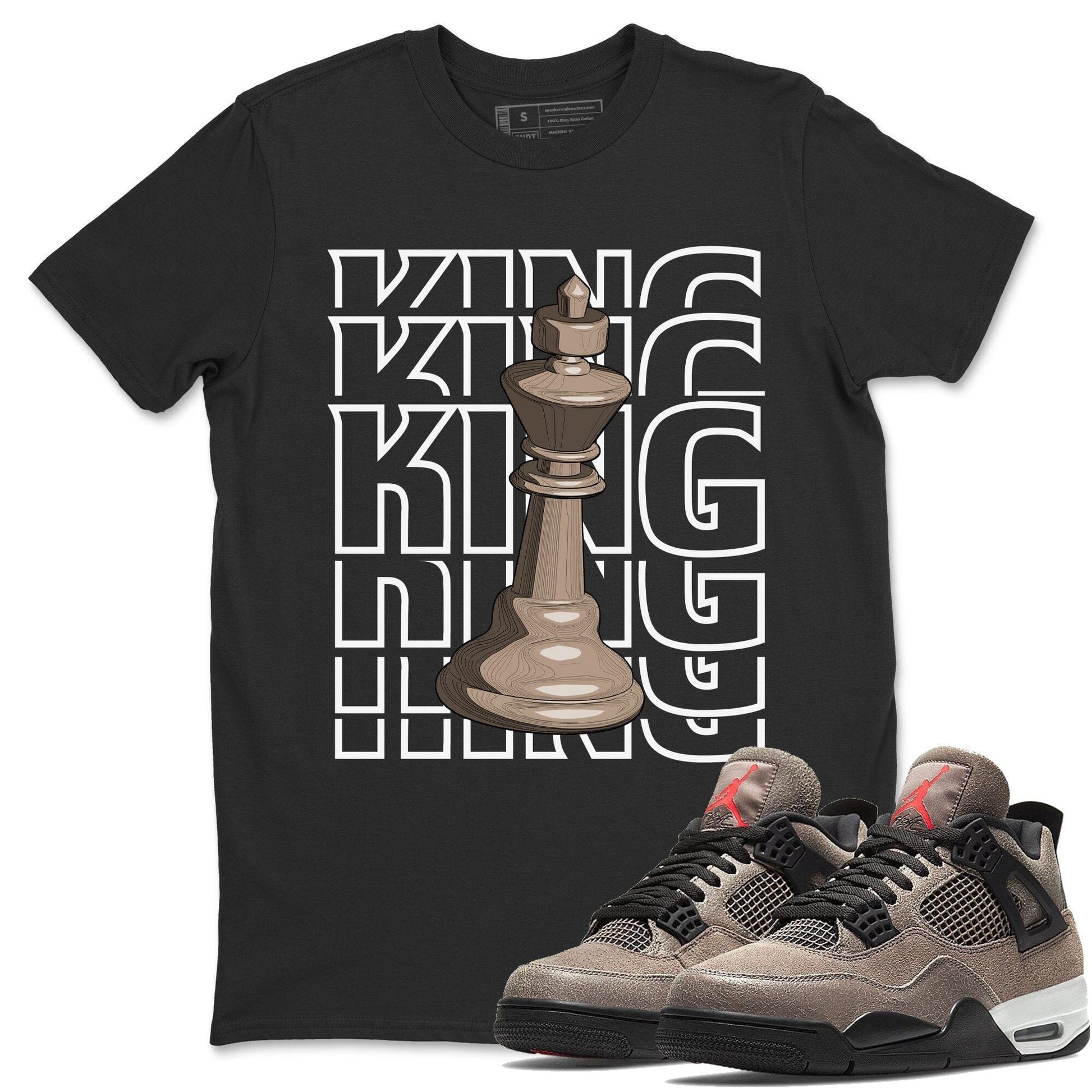 Jordan 4 Taupe Haze Sneaker Match Tees King Sneaker Tees Jordan 4 Taupe Haze Sneaker Release Tees Unisex Shirts