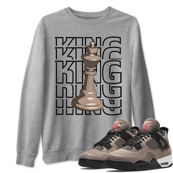 Jordan 4 Taupe Haze Sneaker Match Tees King Sneaker Tees Jordan 4 Taupe Haze Sneaker Release Tees Unisex Shirts