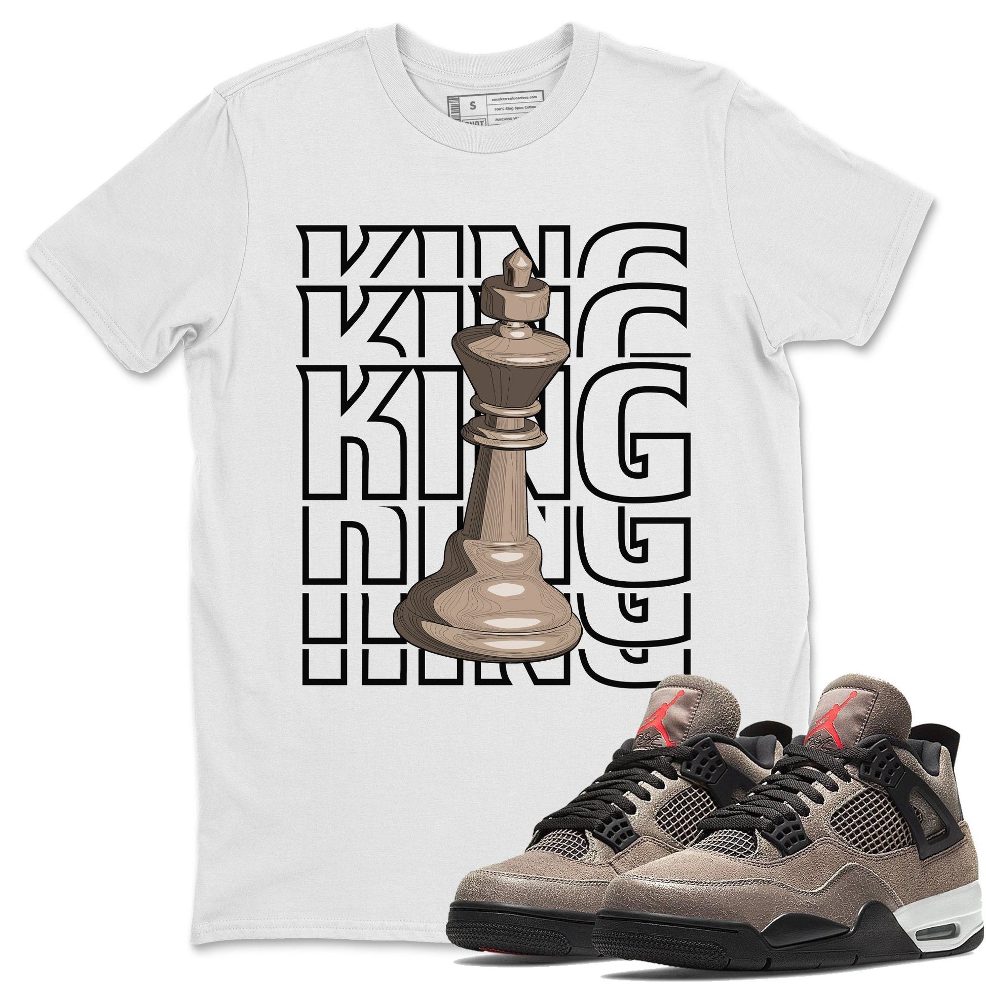 Jordan 4 Taupe Haze Sneaker Match Tees King Sneaker Tees Jordan 4 Taupe Haze Sneaker Release Tees Unisex Shirts