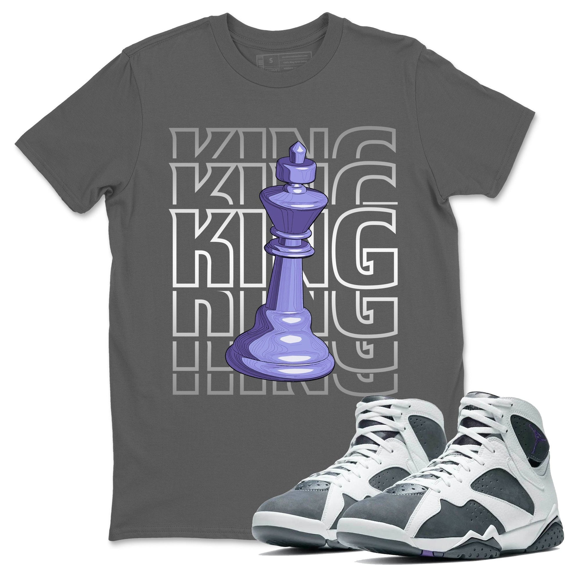 Jordan 7 Flint Sneaker Match Tees King Sneaker Tees Jordan 7 Flint Sneaker Release Tees Unisex Shirts