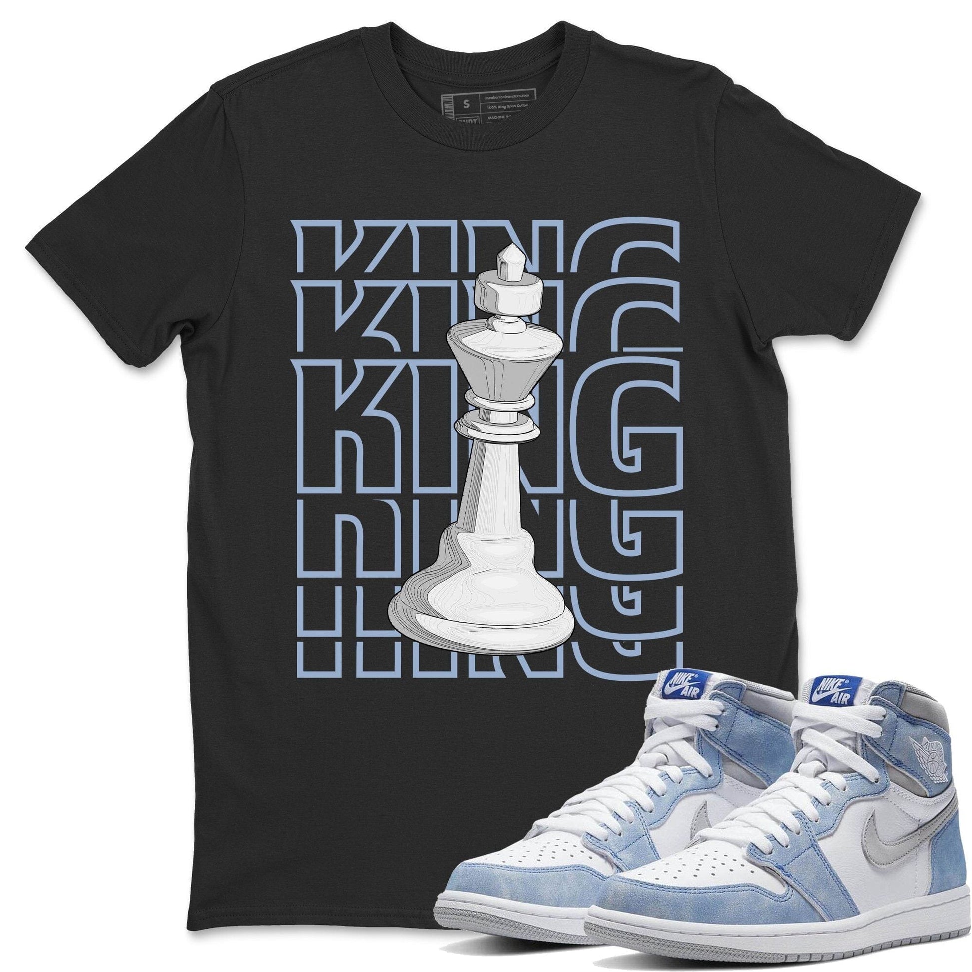 Jordan 1 Hyper Royal Sneaker Match Tees King Sneaker Tees Jordan 1 Hyper Royal Sneaker Release Tees Unisex Shirts