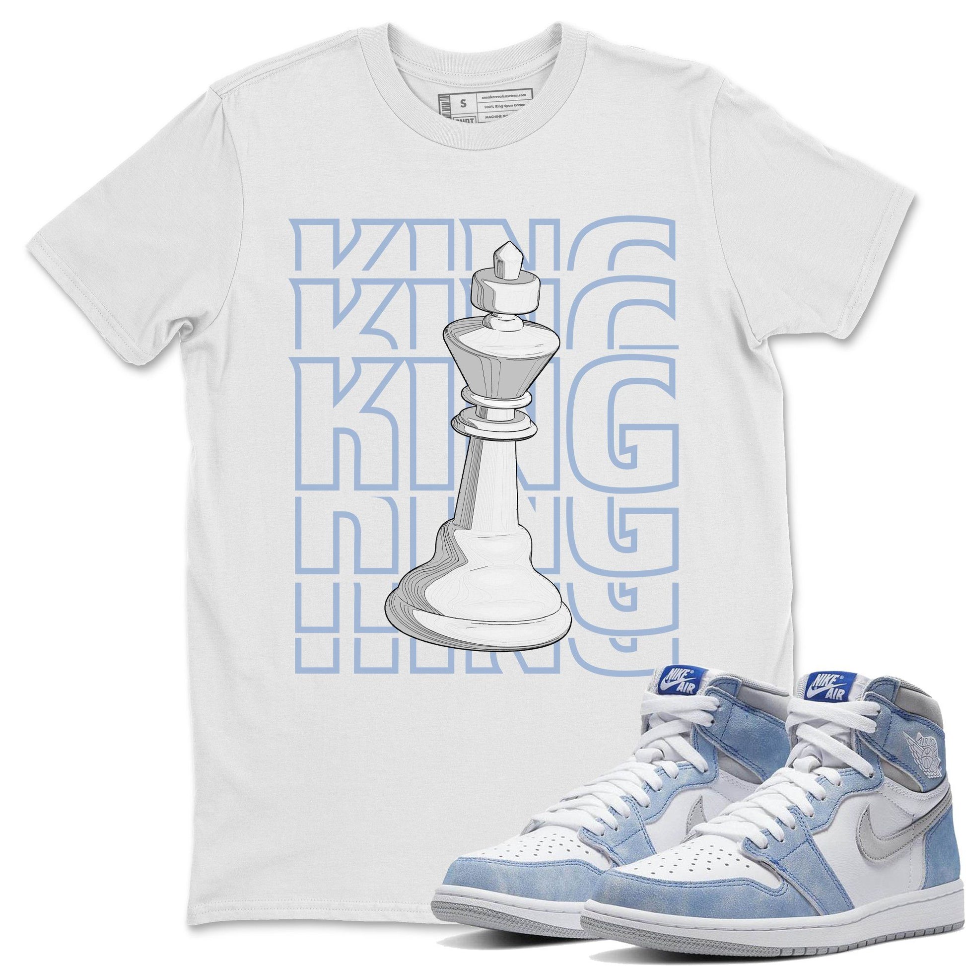 Jordan 1 Hyper Royal Sneaker Match Tees King Sneaker Tees Jordan 1 Hyper Royal Sneaker Release Tees Unisex Shirts