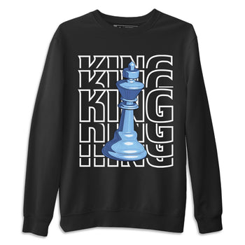 Jordan 1 University Blue Sneaker Match Tees King Sneaker Tees Jordan 1 University Blue Sneaker Release Tees Unisex Shirts