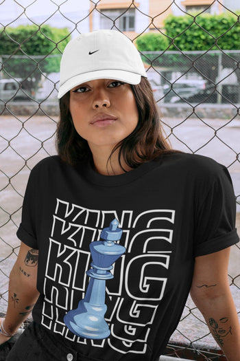 Jordan 1 University Blue Sneaker Match Tees King Sneaker Tees Jordan 1 University Blue Sneaker Release Tees Unisex Shirts