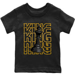 Dunk Championship Goldenrod Sneaker Match Tees King Sneaker Tees Dunk Championship Goldenrod Sneaker Release Tees Kids Shirts