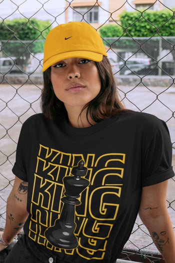 Dunk Championship Goldenrod Sneaker Match Tees King Sneaker Tees Dunk Championship Goldenrod Sneaker Release Tees Unisex Shirts