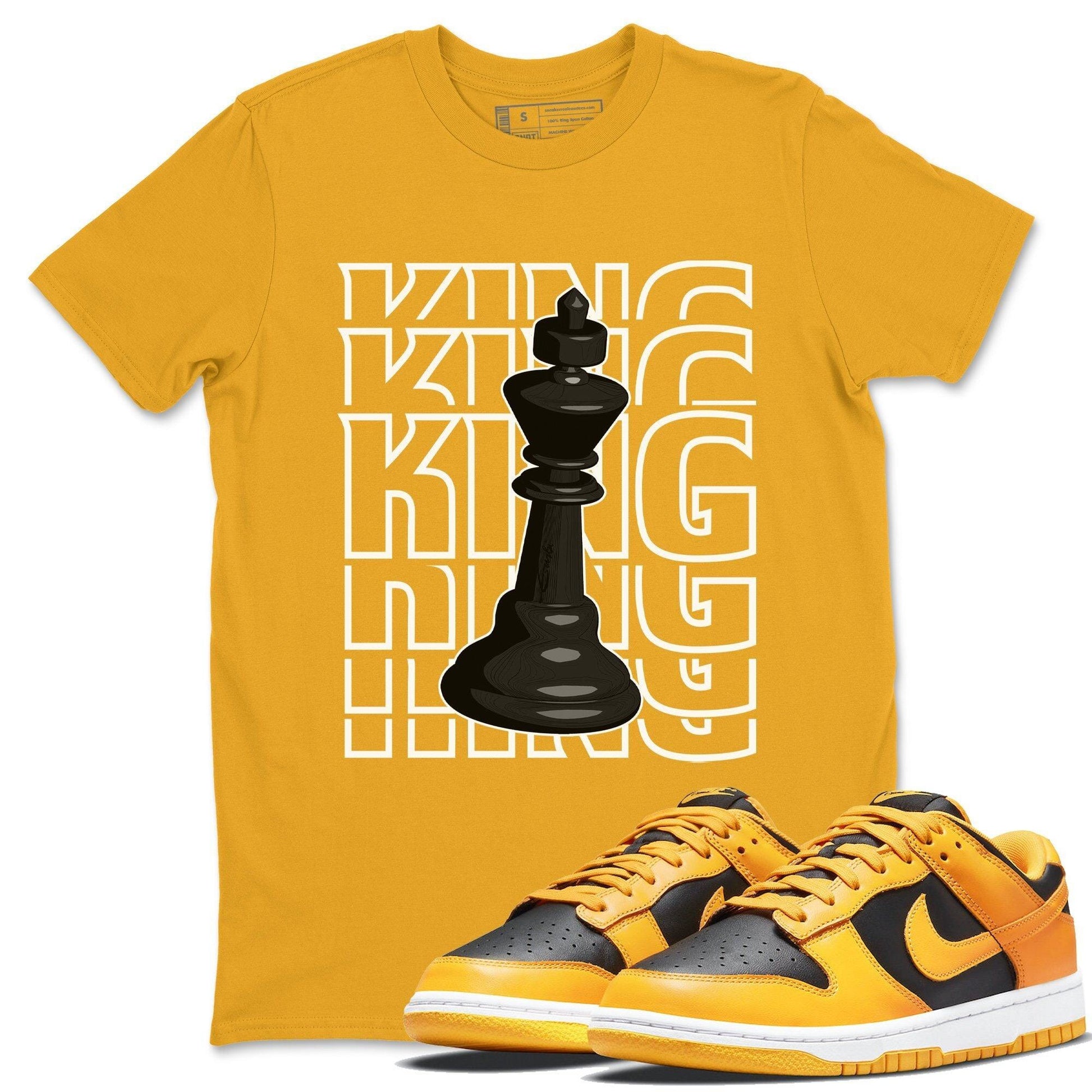 Dunk Championship Goldenrod Sneaker Match Tees King Sneaker Tees Dunk Championship Goldenrod Sneaker Release Tees Unisex Shirts