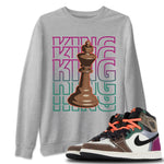 Jordan 1 Hand Crafted Sneaker Match Tees King Sneaker Tees Jordan 1 Hand Crafted Sneaker Release Tees Unisex Shirts