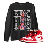 Jordan 1 Newstalgia Sneaker Match Tees King Sneaker Tees Jordan 1 Newstalgia Sneaker Release Tees Unisex Shirts