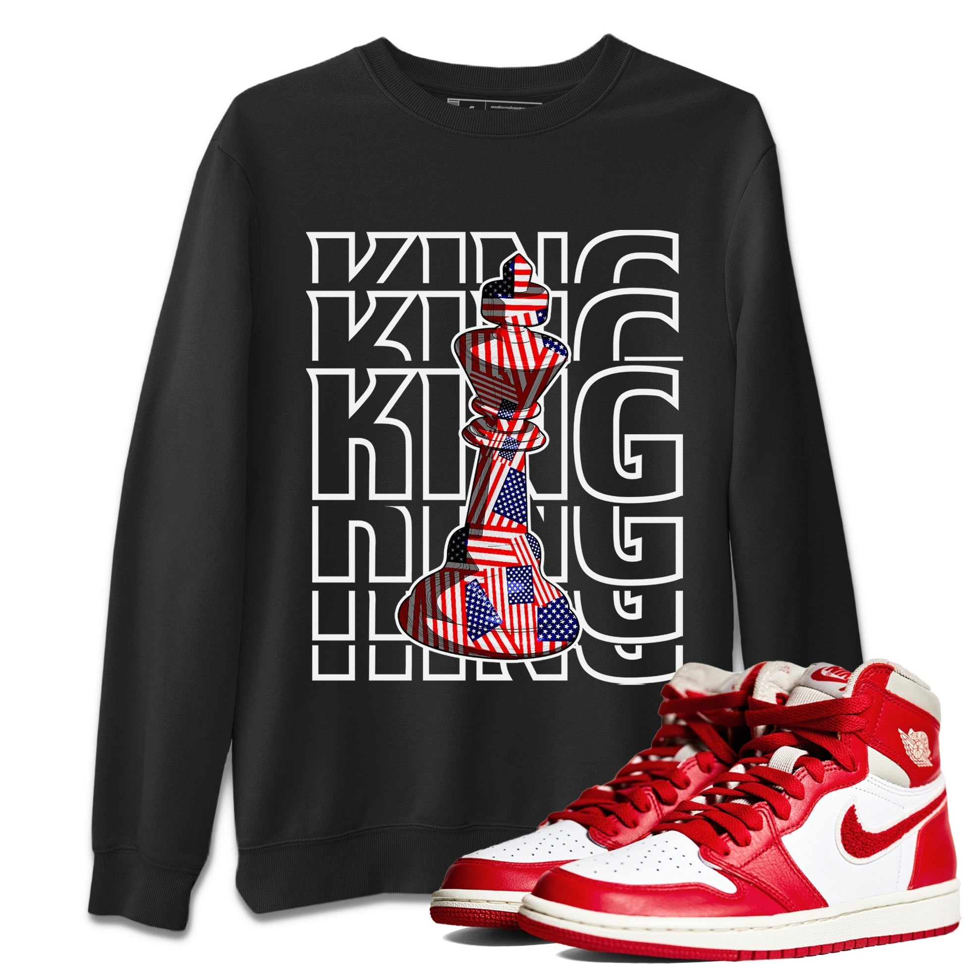 Jordan 1 Newstalgia Sneaker Match Tees King Sneaker Tees Jordan 1 Newstalgia Sneaker Release Tees Unisex Shirts