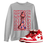 Jordan 1 Newstalgia Sneaker Match Tees King Sneaker Tees Jordan 1 Newstalgia Sneaker Release Tees Unisex Shirts