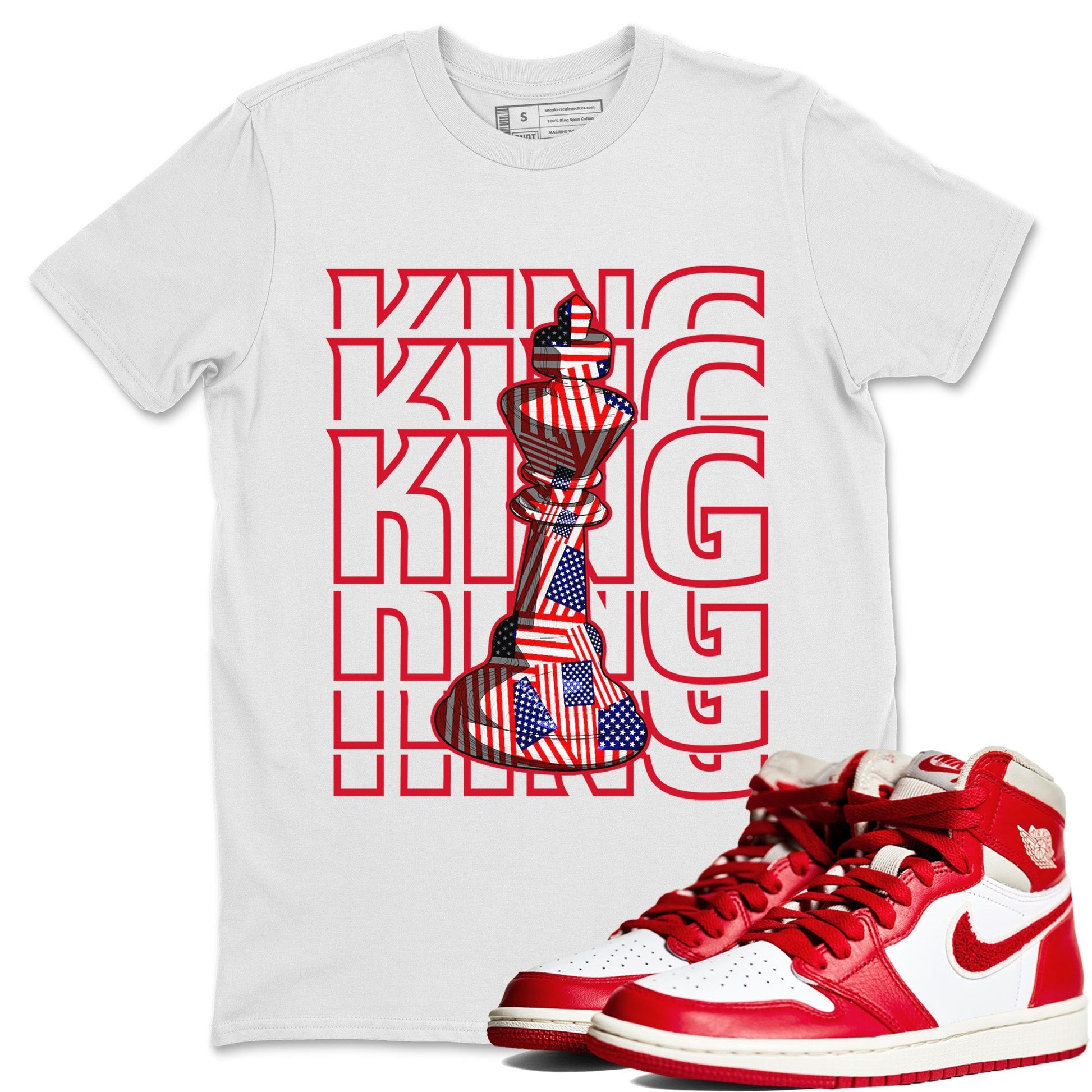 Jordan 1 Newstalgia Sneaker Match Tees King Sneaker Tees Jordan 1 Newstalgia Sneaker Release Tees Unisex Shirts