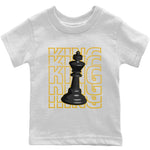 Jordan 1 Pollen Sneaker Match Tees King Sneaker Tees Jordan 1 Pollen Sneaker Release Tees Kids Shirts