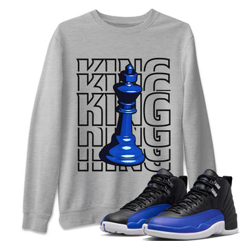 Jordan 12 Hyper Royal Sneaker Match Tees King Sneaker Tees Jordan 12 Hyper Royal Sneaker Release Tees Unisex Shirts