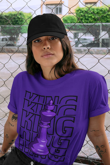 Jordan 13 Court Purple Sneaker Match Tees King Sneaker Tees Jordan 13 Court Purple Sneaker Release Tees Unisex Shirts