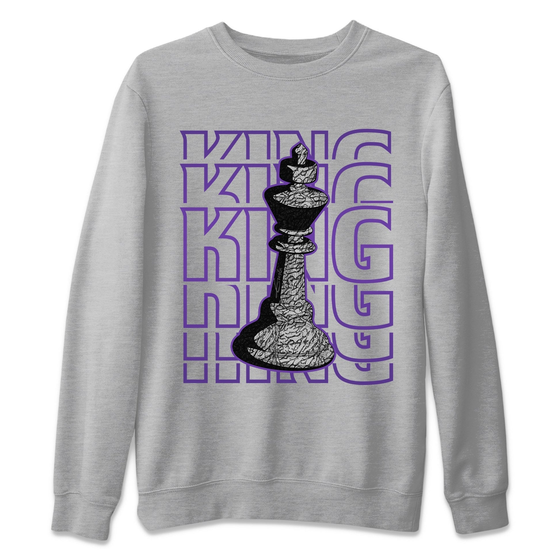 Jordan 3 Dark Iris Sneaker Match Tees King Sneaker Tees Jordan 3 Dark Iris Sneaker Release Tees Unisex Shirts