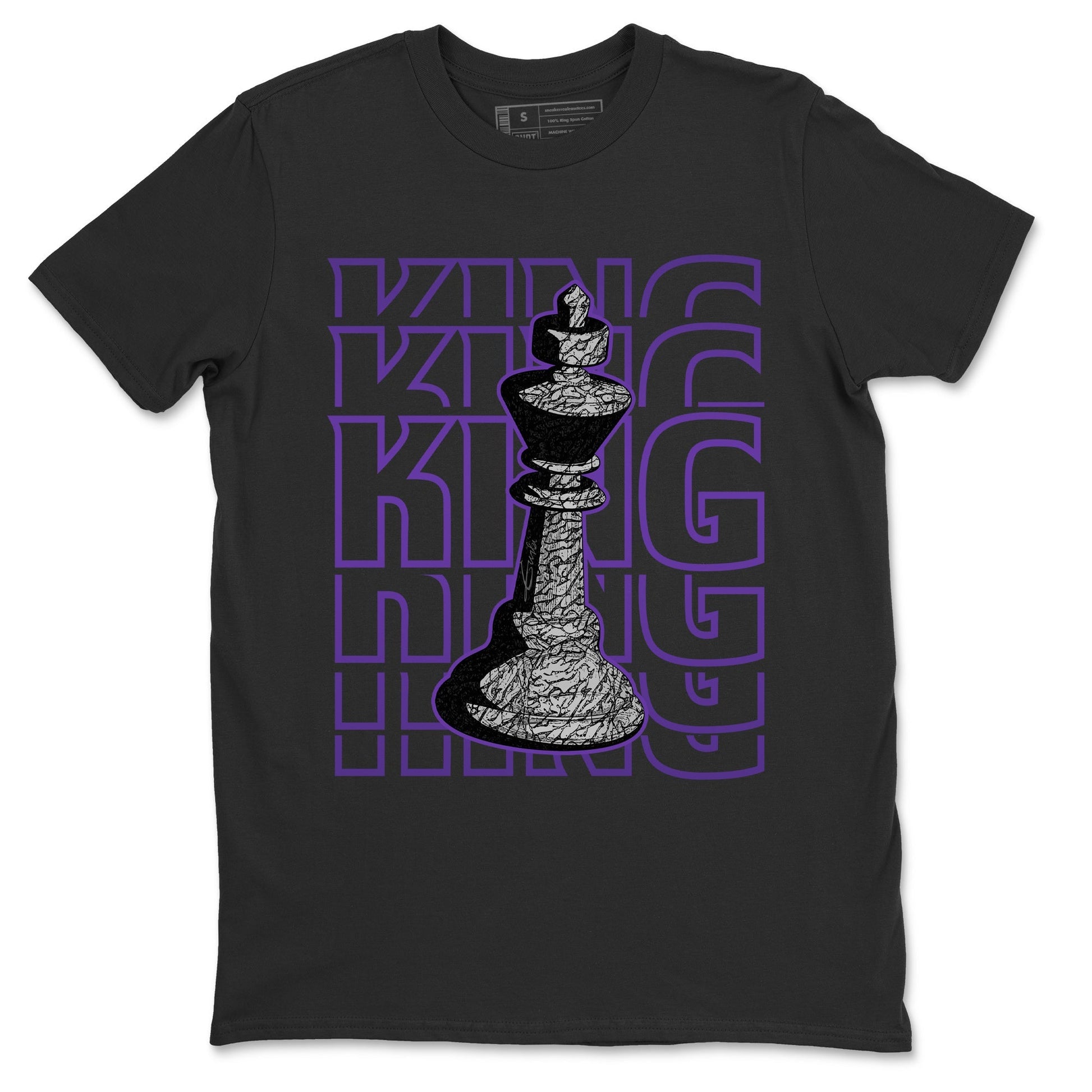 Jordan 3 Dark Iris Sneaker Match Tees King Sneaker Tees Jordan 3 Dark Iris Sneaker Release Tees Unisex Shirts