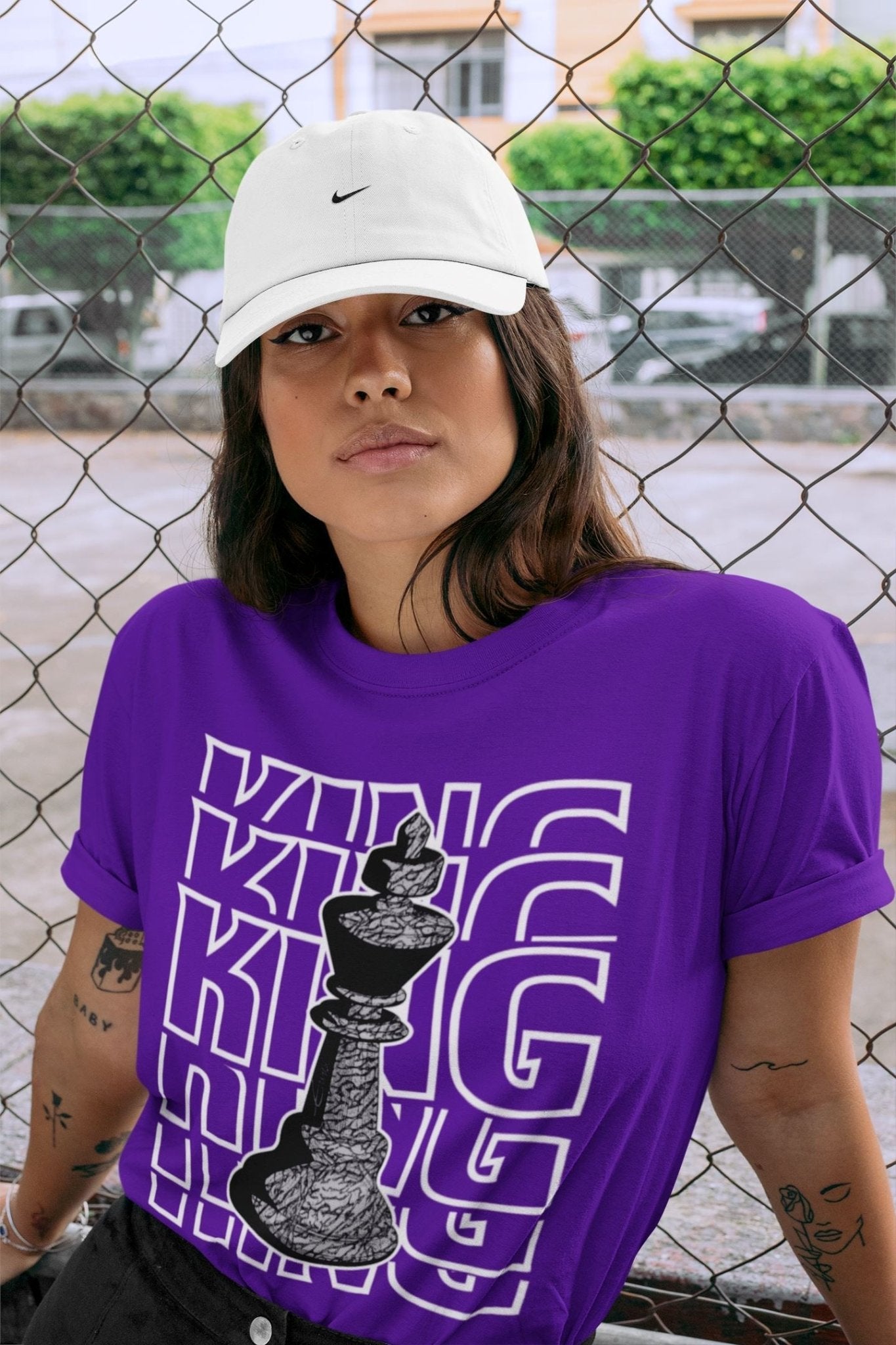 Jordan 3 Dark Iris Sneaker Match Tees King Sneaker Tees Jordan 3 Dark Iris Sneaker Release Tees Unisex Shirts