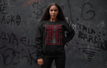 Jordan 4 Red Thunder Sneaker Match Tees King Sneaker Tees Jordan 4 Red Thunder Sneaker Release Tees Unisex Shirts