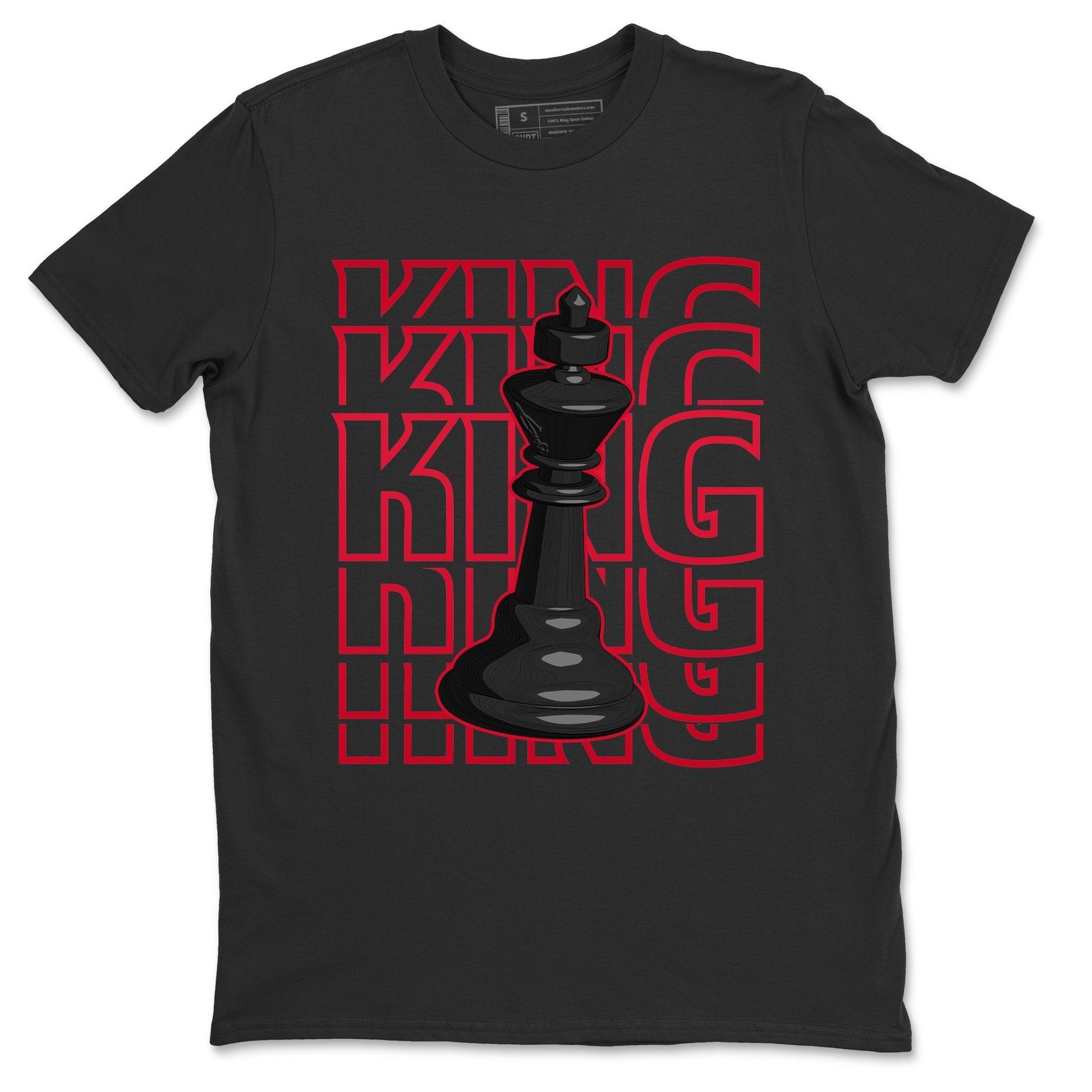 Jordan 4 Red Thunder Sneaker Match Tees King Sneaker Tees Jordan 4 Red Thunder Sneaker Release Tees Unisex Shirts