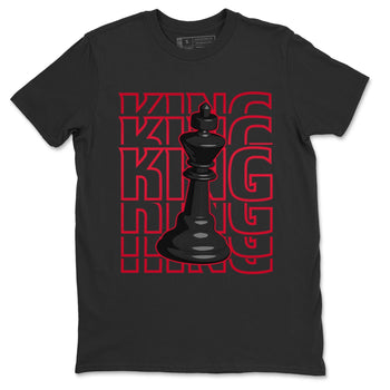 Jordan 4 Red Thunder Sneaker Match Tees King Sneaker Tees Jordan 4 Red Thunder Sneaker Release Tees Unisex Shirts