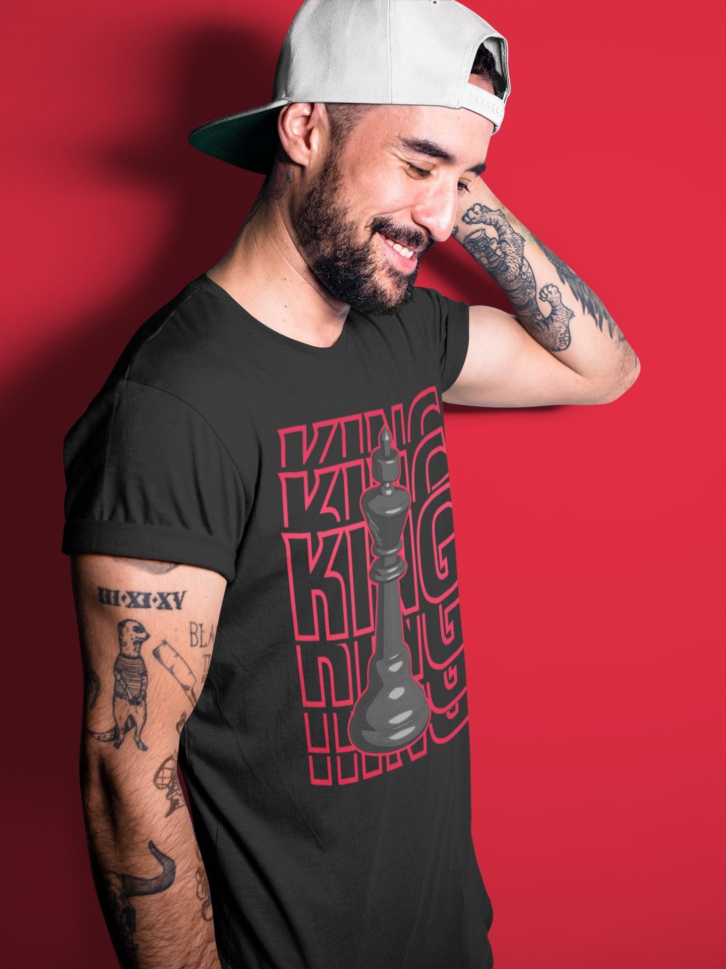 Jordan 4 Red Thunder Sneaker Match Tees King Sneaker Tees Jordan 4 Red Thunder Sneaker Release Tees Unisex Shirts