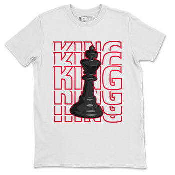 Jordan 4 Red Thunder Sneaker Match Tees King Sneaker Tees Jordan 4 Red Thunder Sneaker Release Tees Unisex Shirts
