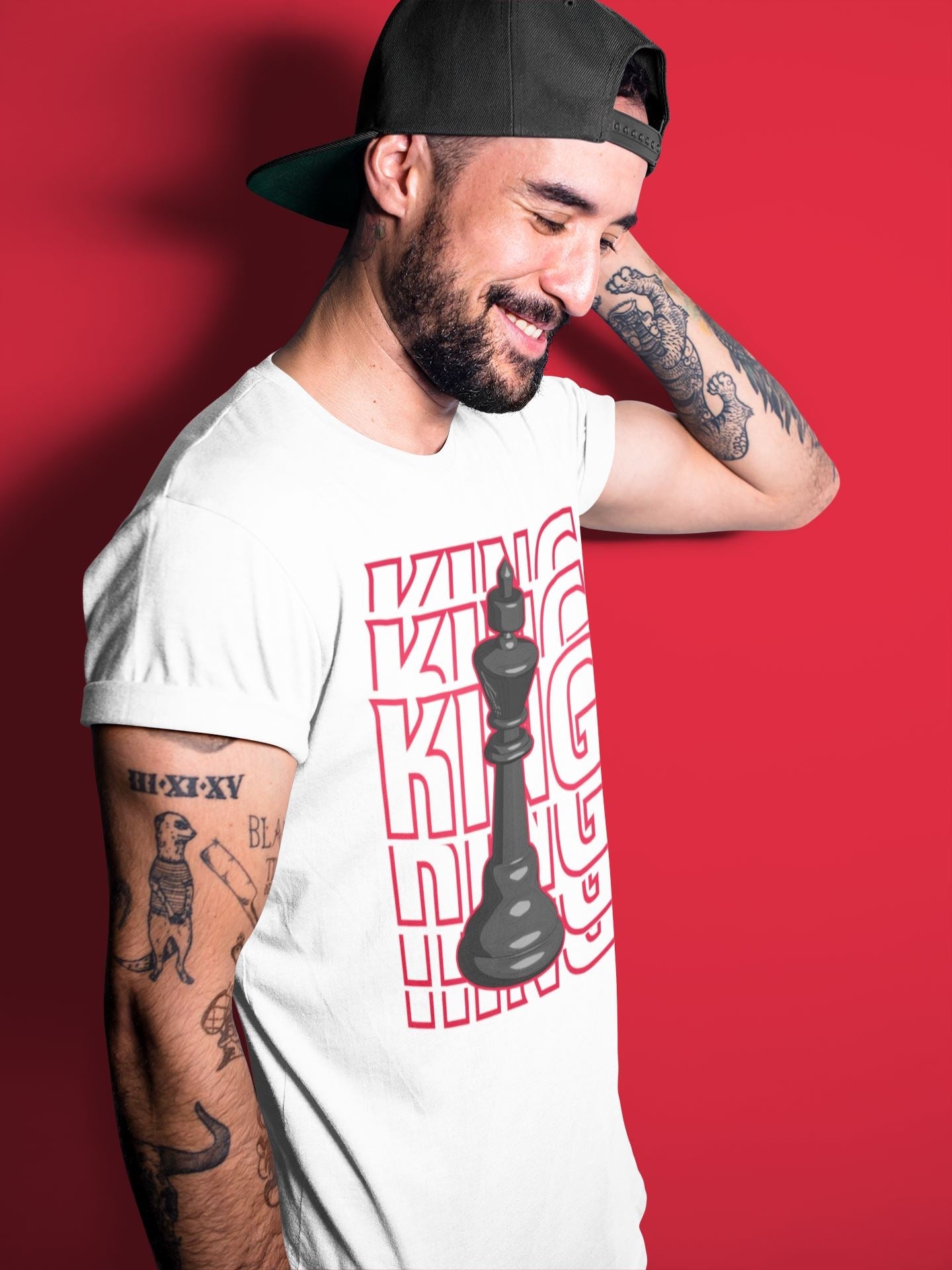 Jordan 4 Red Thunder Sneaker Match Tees King Sneaker Tees Jordan 4 Red Thunder Sneaker Release Tees Unisex Shirts