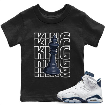 Jordan 6 Midnight Navy Sneaker Match Tees King Sneaker Tees Jordan 6 Midnight Navy Sneaker Release Tees Kids Shirts