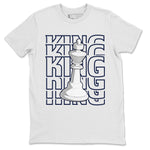 Jordan 6 Midnight Navy Sneaker Match Tees King Sneaker Tees Jordan 6 Midnight Navy Sneaker Release Tees Unisex Shirts