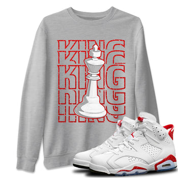 Jordan 6 Red Velvet Cookies Sneaker Match Tees King Sneaker Tees Jordan 6 Red Velvet Cookies Sneaker Release Tees Unisex Shirts