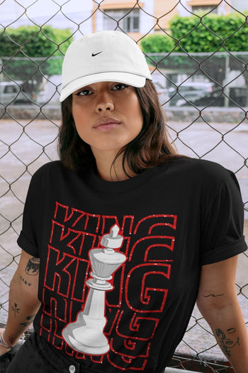 Jordan 6 Red Velvet Cookies Sneaker Match Tees King Sneaker Tees Jordan 6 Red Velvet Cookies Sneaker Release Tees Unisex Shirts