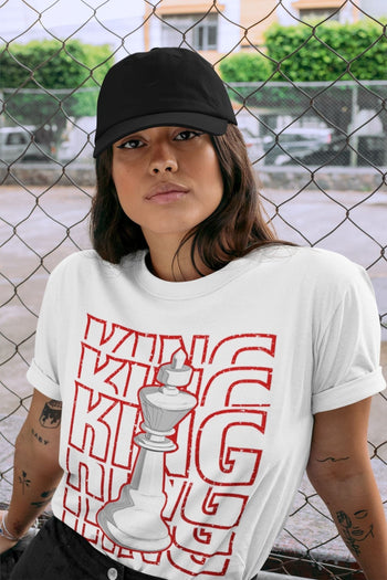 Jordan 6 Red Velvet Cookies Sneaker Match Tees King Sneaker Tees Jordan 6 Red Velvet Cookies Sneaker Release Tees Unisex Shirts
