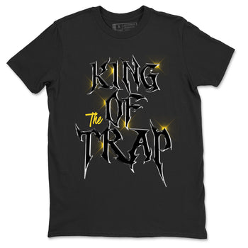Air Jordan 4 Thunder Sneaker Match Tees King Of The Trap Sneaker Tees Air Jordan 4 Retro Thunder T Shirt Unisex Shirts Black 2