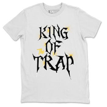 Air Jordan 4 Thunder Sneaker Match Tees King Of The Trap Sneaker Tees Air Jordan 4 Retro Thunder T Shirt Unisex Shirts White 2
