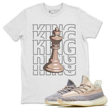 Yeezy 350 Ash Pearl Sneaker Match Tees King Sneaker Tees Yeezy 350 Ash Pearl Sneaker Release Tees Unisex Shirts