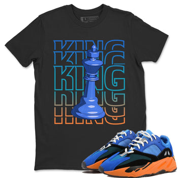 Yeezy 700 Bright Blue Sneaker Match Tees King Sneaker Tees Yeezy 700 Bright Blue Sneaker Release Tees Unisex Shirts