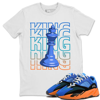 Yeezy 700 Bright Blue Sneaker Match Tees King Sneaker Tees Yeezy 700 Bright Blue Sneaker Release Tees Unisex Shirts