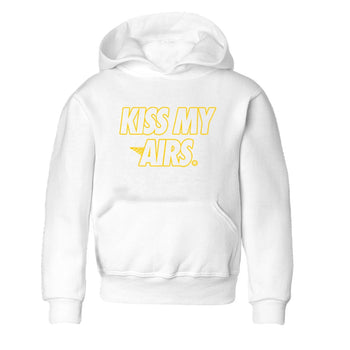 Air Jordan 4 Thunder Sneaker Match Tees Kiss My Airs Sneaker Tees Air Jordan 4 Retro Thunder Sneaker Release Tees Kids Shirts White 2