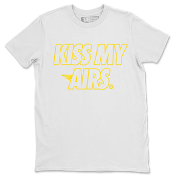 Air Jordan 4 Thunder Sneaker Match Tees Kiss My Airs Sneaker Tees Air Jordan 4 Retro Thunder Sneaker Release Tees Unisex Shirts White 2