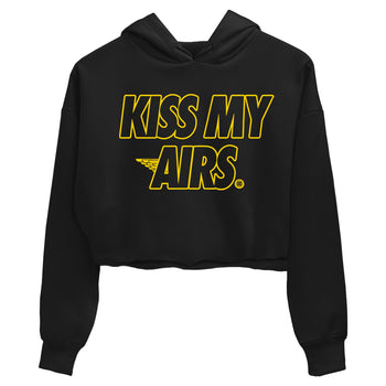 Air Jordan 4 Thunder Sneaker Match Tees Kiss My Airs Sneaker Tees Air Jordan 4 Retro Thunder Sneaker Release Tees Women's Shirts Black 2