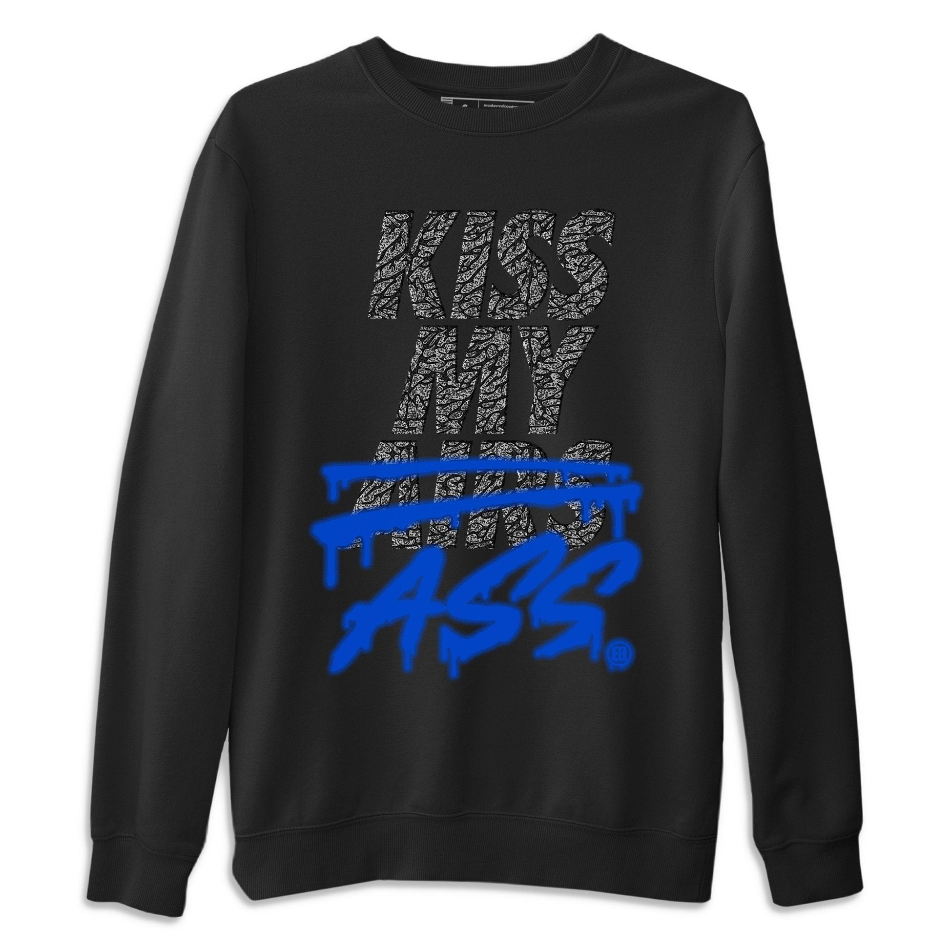 Jordan 3 Racer Blue Sneaker Match Tees Kiss My Ass Sneaker Tees Jordan 3 Racer Blue Sneaker Release Tees Unisex Shirts
