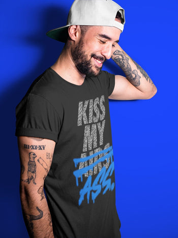 Jordan 3 Racer Blue Sneaker Match Tees Kiss My Ass Sneaker Tees Jordan 3 Racer Blue Sneaker Release Tees Unisex Shirts