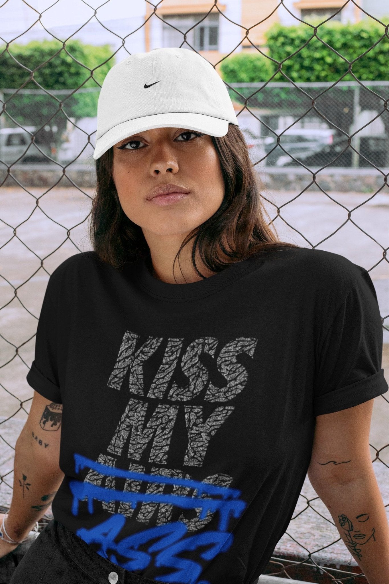 Jordan 3 Racer Blue Sneaker Match Tees Kiss My Ass Sneaker Tees Jordan 3 Racer Blue Sneaker Release Tees Unisex Shirts