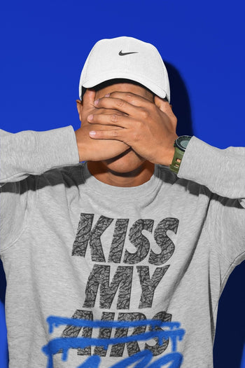 Jordan 3 Racer Blue Sneaker Match Tees Kiss My Ass Sneaker Tees Jordan 3 Racer Blue Sneaker Release Tees Unisex Shirts