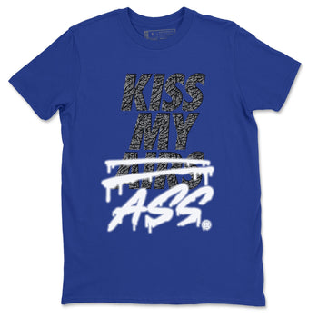 Jordan 3 Racer Blue Sneaker Match Tees Kiss My Ass Sneaker Tees Jordan 3 Racer Blue Sneaker Release Tees Unisex Shirts