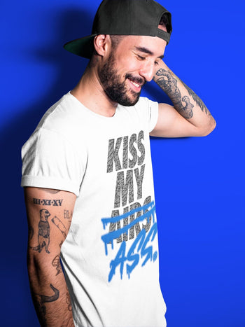 Jordan 3 Racer Blue Sneaker Match Tees Kiss My Ass Sneaker Tees Jordan 3 Racer Blue Sneaker Release Tees Unisex Shirts