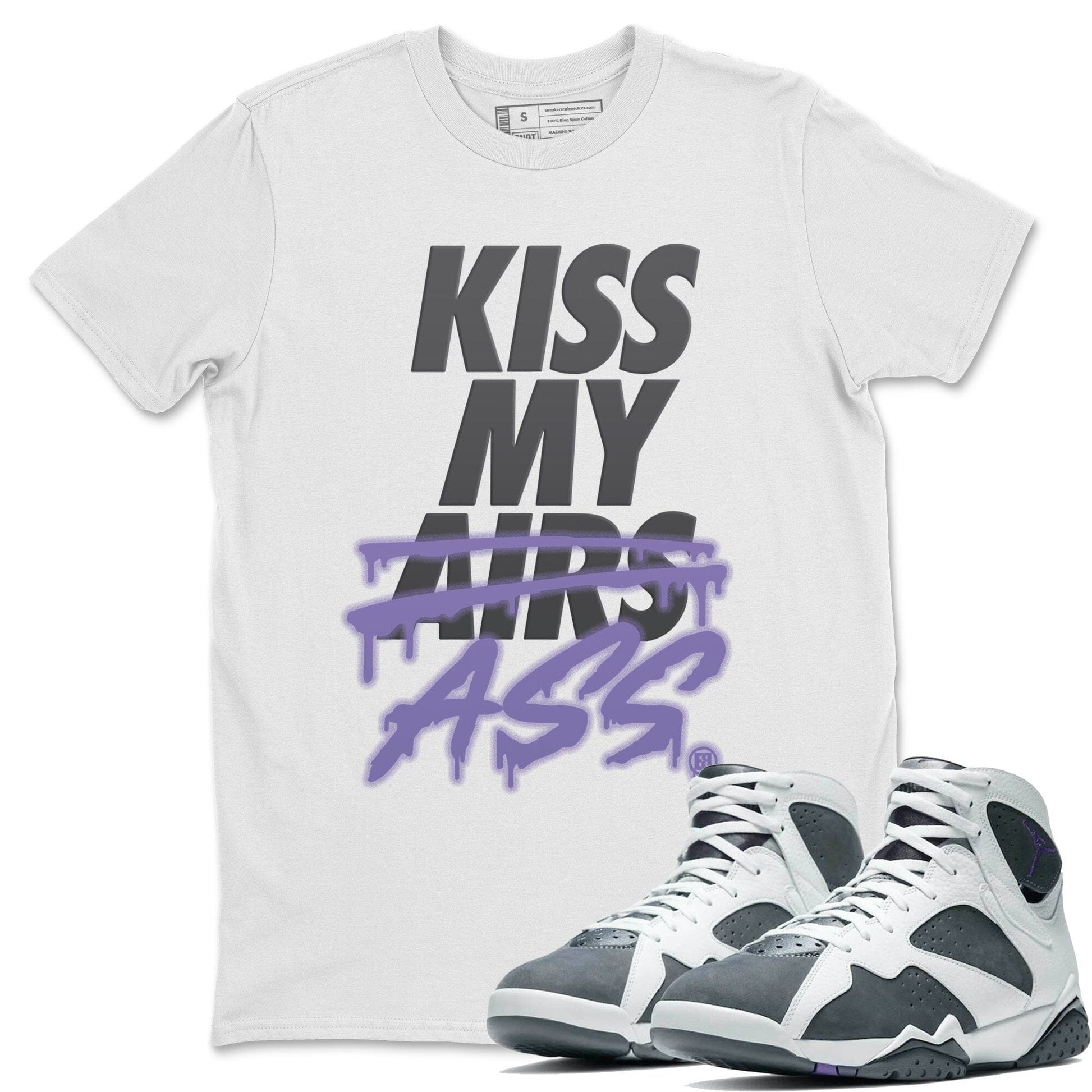 Jordan 7 Flint Sneaker Match Tees Kiss My Ass Sneaker Tees Jordan 7 Flint Sneaker Release Tees Unisex Shirts